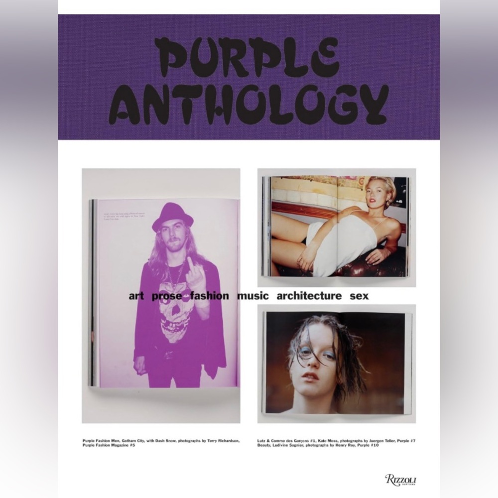 RARE▪️Hardcover Book. Purple Anthology: Art Prose Fashion Music Architecture Sex